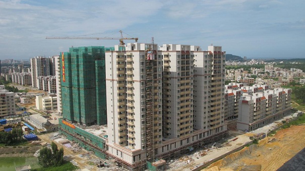 湛江市中科二期棚户区改造项目施工现场