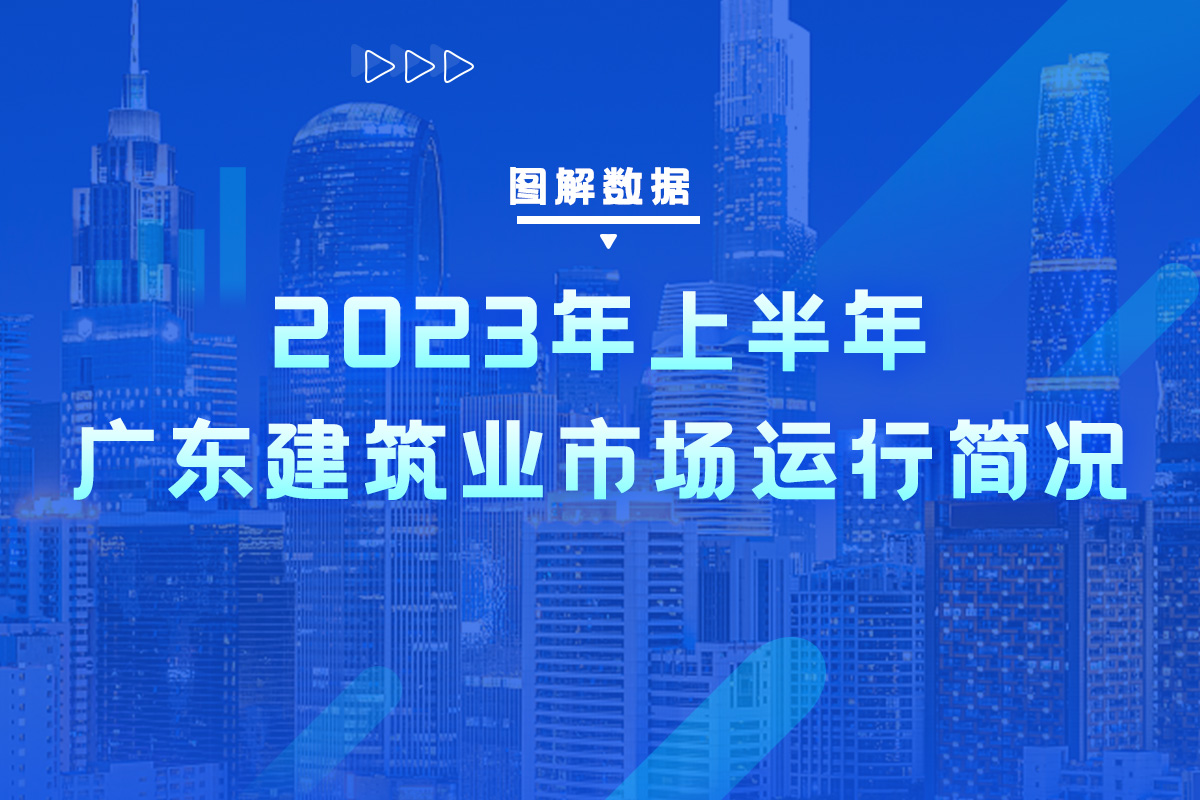 【图解数据】2023年上半年广东建筑业市场运行简况