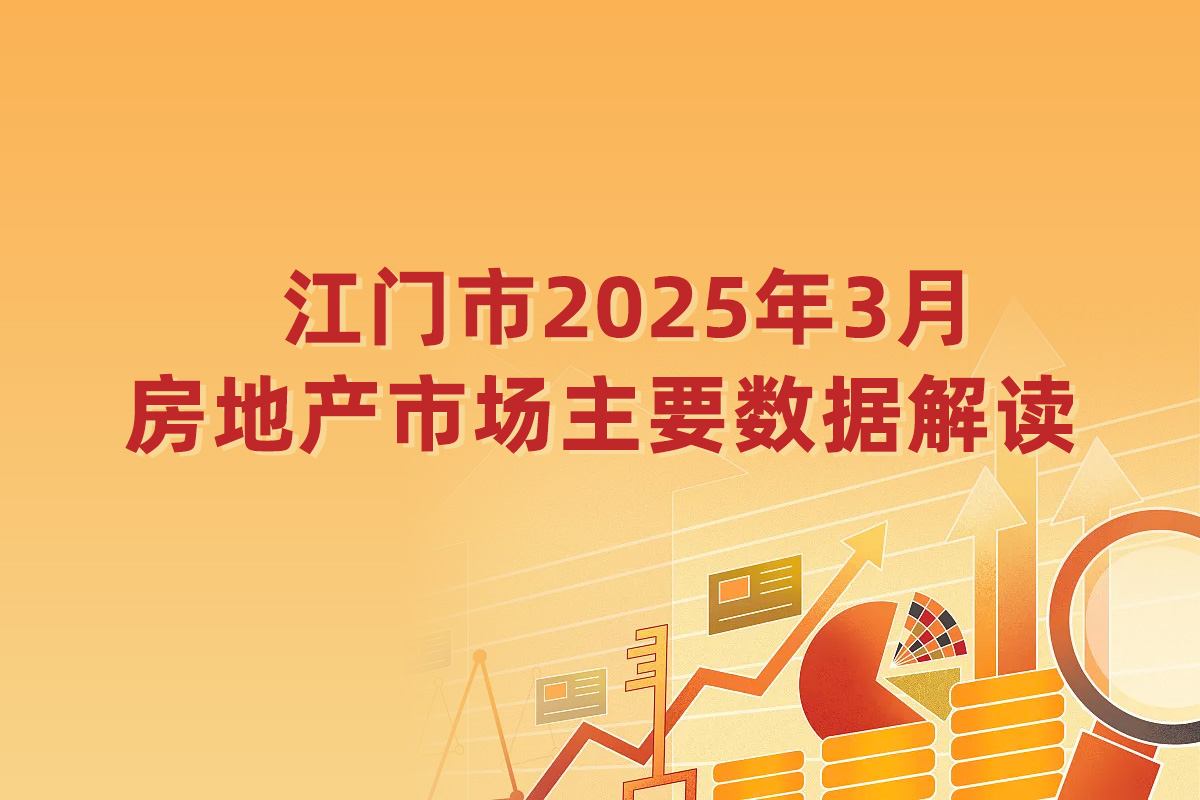 【图表解读】江门市2025年3月房地产市场主要数据解读
