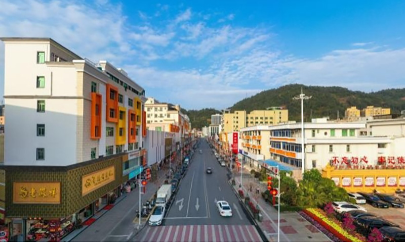 参训学员调研的惠阳区新圩镇美丽示范主街建设成效。.jpg