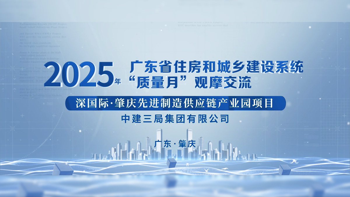 肇庆市深国际·肇庆先进制造供应链产业园项目